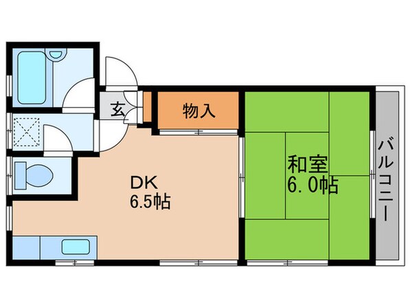 メゾン岩田の物件間取画像